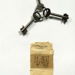 Klíče od trezoru, v němž byla uložena dokumentace o balzamování těla Klementa Gottwalda