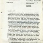 Stížnost ohledně prodlužování prací v Národním památníku (leden 1954) 1