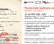 Archiv bezpečnostních složek spolupořádá zajímavý seminář