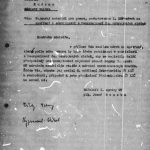 Report of the Chief Commander of the Foreign Intelligence Josef Houska to the Minister of Interior Josef Kudrna