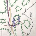 A plan of the Strazny border crossing and the position of the Dolni Silnice Border Patrol Unit.