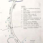 A plan of the Strazny border crossing and the position of the Dolni Silnice Border Patrol Unit.