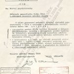 Instruction of the Minister of National Defence Milan Václavík concerning psychotronics, dated 6 September 1985.