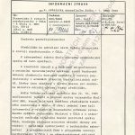 Report for the Chief of General Staff of the Czechoslovak People’s Army dated 24 October 1985.