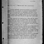 Report on deinstallation of the eavesdropping device from the flat of the Radoks‘ on 27 November 1961. Intelligence Equipment Directorate collection, file B-1151 ZT.