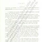 Copy of the record from Ing. Jaroslav Vejmelka regarding the “Vysočanský” congress.