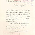 A letter announcing the spreading of some illegal prints (Praha StB Directorate, box No. 173, Anonymous letters, 1969)