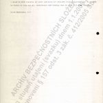 Zápis z jednání o personálním obsazení postu ředitele Národního archivu v Tanzanii po odchodu Rudolfa Rejmana ze dne 11. 9. 1968