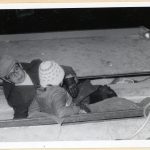 Občan NDR a dítě v úkrytu kamionu