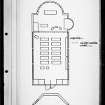 Plánek kaple, který sloužil jako dokumentace k umístění odposlouchávacího zařízení Cejn IV.; archiválie pochází ze svazku Správy operativní techniky (arch. č. C-7869 ZT).