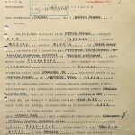 Dálnopis ze dne 1. 9. 1954 o přemístění broumovských Chudých školských sester de Notre Dame do centralizačního kláštera v Oseku, 1. strana (arch. č. H-718).