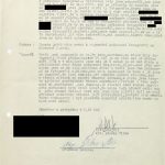 Record of interrogation of the lecturing officer