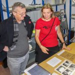 Mezi více než dvěma sty návštěvníky se objevili i naši stálí badatelé, na snímku historik Prokop Tomek