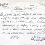 Potvrzení doporučení k sňatku ze zdravotních důvodů od policejního lékaře.