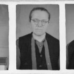 Vazební fotografie Anny Klamkové, řeholnice Milosrdných sester Panny Marie Jeruzalémské. Tato ženská větev Řádu německých rytířů se věnuje sociální a zdravotní péči a pedagogické činnosti. Anna Klamková, kuchařka v řádové nemocnici v Opavě, byla obviněna z údajné „špionáže pro Vatikán“ a poškozování zdraví pacientů a civilního personálu zdravotnického zařízení. (ABS, sbírka R: a. č. R-3 OV).