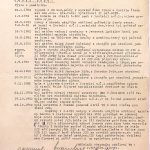 Návrh zápisu do památníku Obvodního oddělení VB Kostelec nad Černými lesy o událostech v roce 1952 (B 1_4-1 inv. j. 6 – Památník SNB)