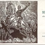 Pozvánka na Zemědělský ples, pořádaný Selskou jízdou, okres Kutná Hora, v roce 1946 (B 1_4 inv. j. 23 – Jezdec - vyhodnocení)