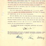 Poslední strana výslechového protokolu Jana V. Kellera před vyšetřujícím soudcem Lidového soudního dvora, Praha, 7. květen 1943. (ABS, f. Německé soudy v Říši, sign. 141-341-16)