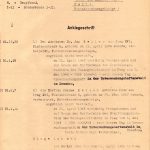 První strana obžaloby, kterou vůči Janu V. Kellerovi vznesl vrchní státní návladní Lidového soudního dvora, Berlín, 30. červenec 1943. (ABS, f. Německé soudy v Říši, sign. 141-341-17)
