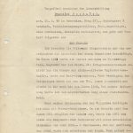 První strana prvního výslechového protokolu Františka Pecháčka, Praha, 29. září 1942. (ABS, f. Německé soudy v Říši, sign. 141-344-2)