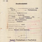 Protokol o druhém zatčení Jana V. Kellera, Praha, 21. duben 1943. (ABS, f. Německé soudy v Říši, sign. 141-341-16)