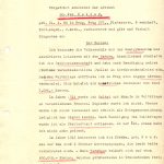 První strana výslechového protokolu Jana V. Kellera, Praha, 22. duben 1943. (ABS, f. Německé soudy v Říši, sign. 141-341-16)