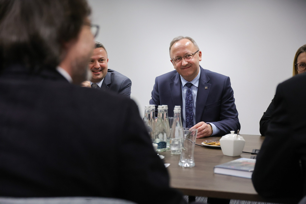 Photo - visit in the IPN Archive in Warsaw